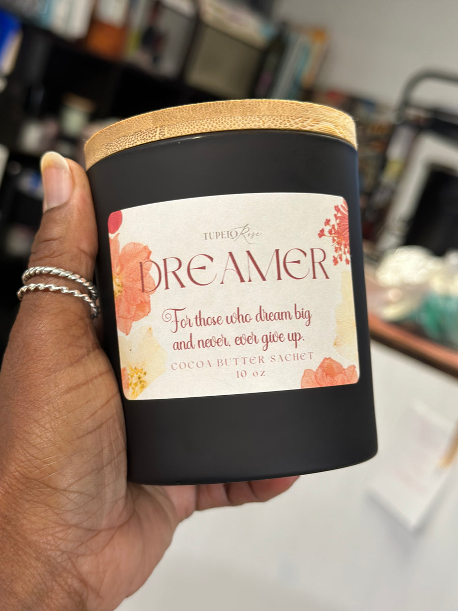 Dreamer Candle Tupelo Rose Candle Boutique