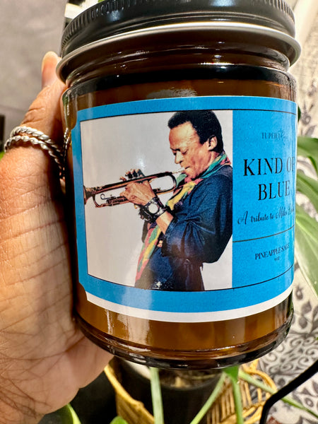 Miles Davis Tribute Candle- Kind of Blue