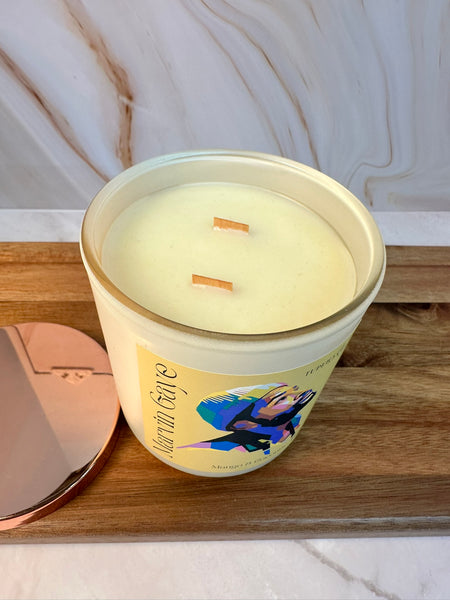 Marvin Gaye Deluxe Tribute Wood Wick Candle 14 oz.
