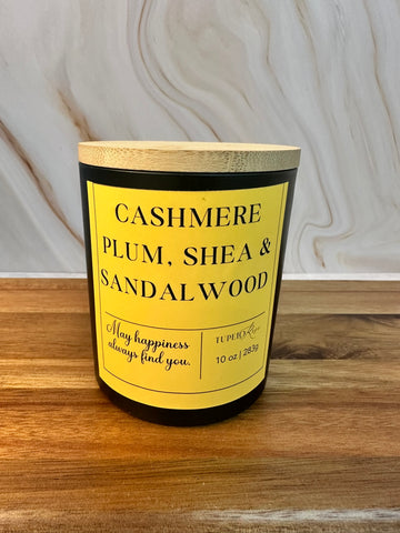 Cashmere Plum Shea & Sandalwood Candle
