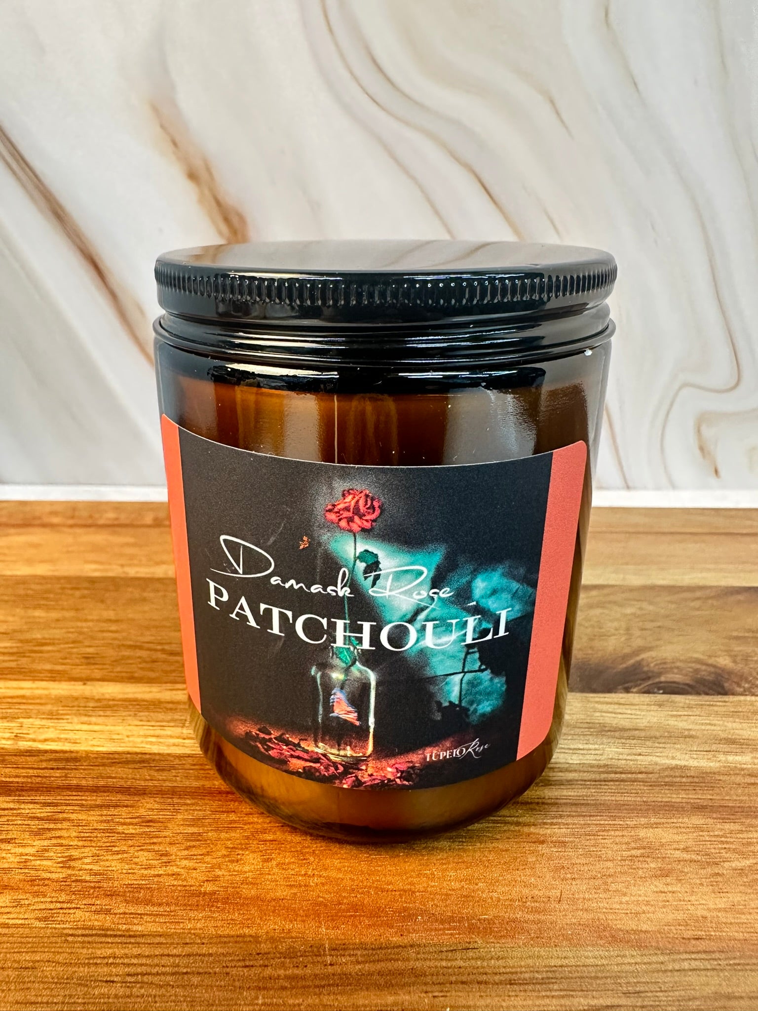 Damask Rose & Patchouli Candle