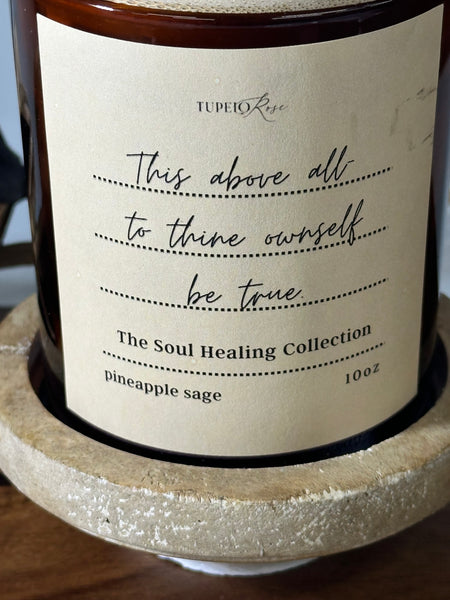 To Thine Ownself Be True Candle