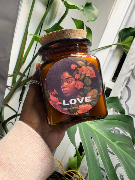 Happy Candle- Limited Edition Luxe Amber Jar