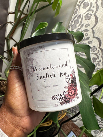 Rosewater and Ivy Candle