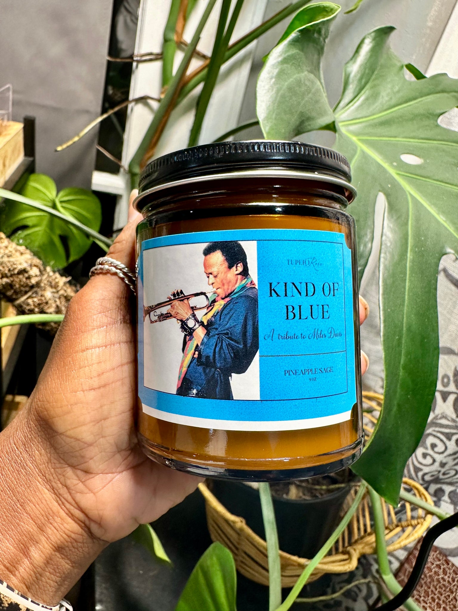 Miles Davis Tribute Candle- Kind of Blue