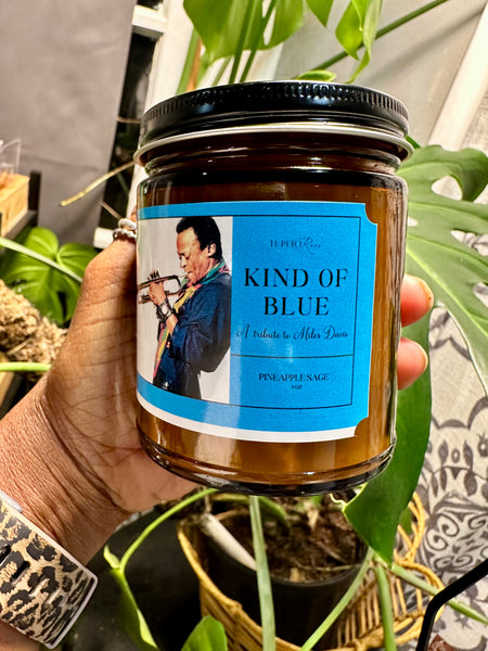 Miles Davis Tribute Candle- Kind of Blue