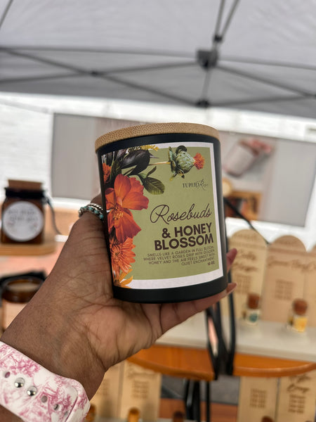 Rosebuds & Honey Candle