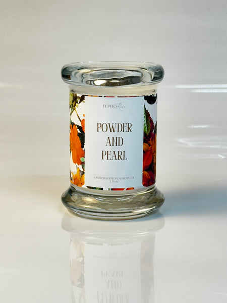 Mini Glass Candle-Limited Edition-Powder & Pearl