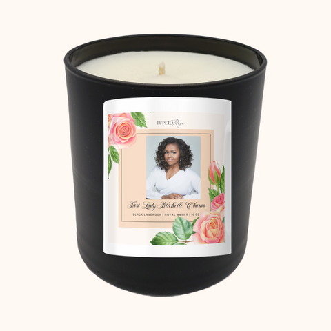 Michelle Obama Tribute Candle