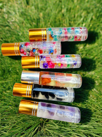 Flower & Coconut Oil Infused Perfume Roll-Ons